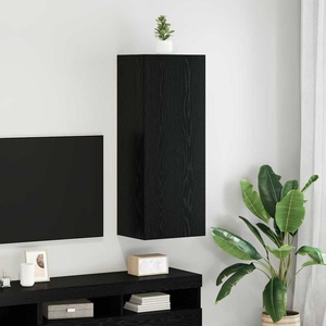 vidaXL TV стенен шкаф 40, 5 x 30 x 102 см Черния дъб (882941)