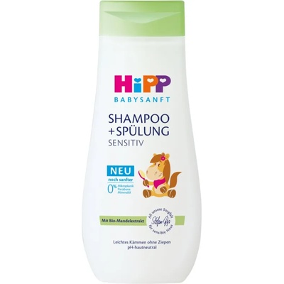HiPP Babysanft Sensitive шампоан и балсам за деца от раждането им 200ml