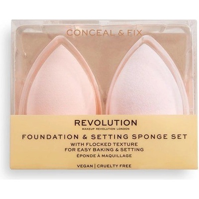 Makeup Revolution Conceal & Fix hubka na make-up 2 ks