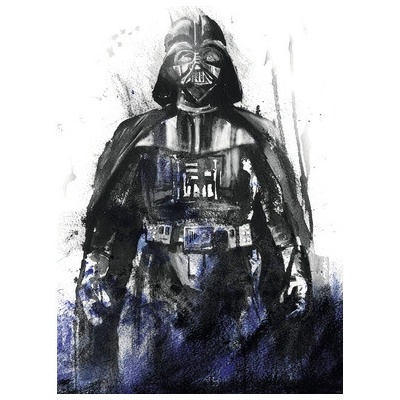 IADX4-017 Fototapeta vliesová Star Wars Watercolor Vader rozměry 200x280 cm