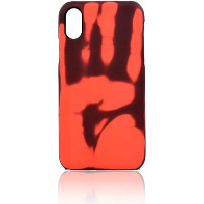 SES Meniace sa termo ochranné Apple iPhone X/XS - čierno/červený