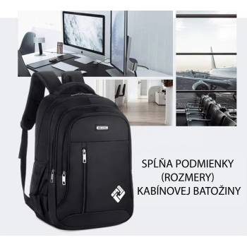 Platinium Batoh s USB portom 16" čierny BSP25