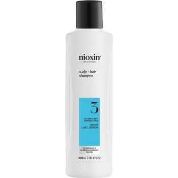 Nioxin System 3 Scalp + Hair Shampoo Light Thinning Шампоани 300ml