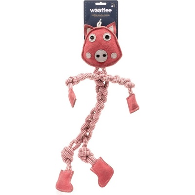 Wooffee pravá kůže provazový dlouhán prasátko 44 cm