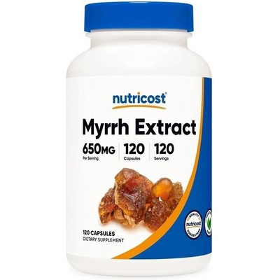Nutricost Myrrh Extract, 650 mg, 120 капсули, Nutricost (67046 (257101) NC)