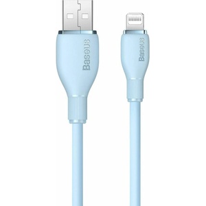 Baseus Кабел Baseus Pudding, от USB A(м) към Lightning(м), 2m, син (P10355700311-01)
