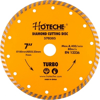 Hoteche Diamantový řezný kotouč 180 mm HT570305