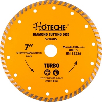 Hoteche Diamantový řezný kotouč 180 mm HT570305