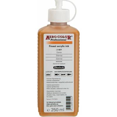 Schmincke Aero color professional akrylový atrament 250 ml 601 siena