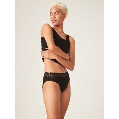 Modibodi Менструални бикини Modibodi Sensual Hi-Waist Bikini Heavy-Overnight Modibodi | Cheren | ЖЕНИ | XS