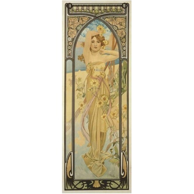 Pohled Alfons Mucha – Brightness, dlouhý