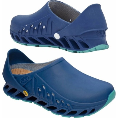 Scholl Evoflex Pracovní obuv emerald/navy modrá