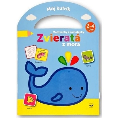 Môj kufrík Zvieratá z mora Maľovánky a samolepky