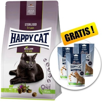 Happy Cat Sterilised Weide Lamm Jahňa 4 kg