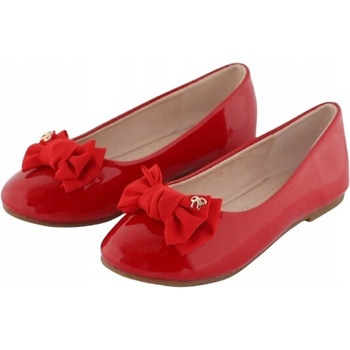 DIEVČENSKÉ BALERÍNY 139-128L CZERWONY