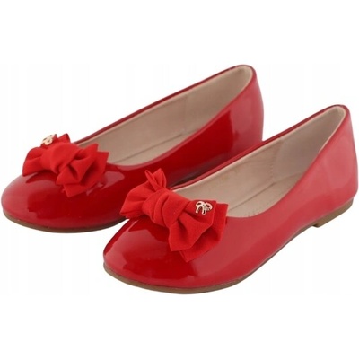 DIEVČENSKÉ BALERÍNY 139-128L CZERWONY