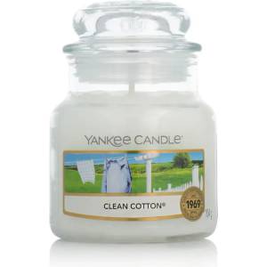 Yankee Candle Classic Small Jar Candles ароматна свещ 104 g тип Clean Cotton