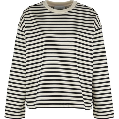 ARMEDANGELS Дамски пуловер ARMEDANGELS Women's Frankaa Stripe Jumper - Undyed / Black (117-1841-0114)