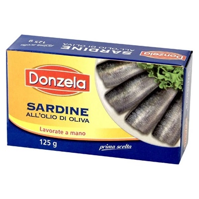 Icat Food Sardinky v olivovém oleji Donzela 125 g