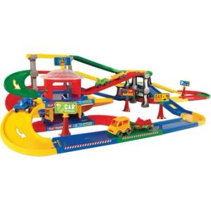 Wader Wader: Многоетажен гараж за игра с аксесоари - 9, 1 м