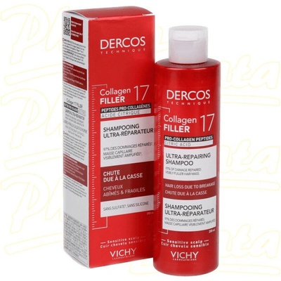 VICHY Collagen 17 Filler ultra-regenerační šampon s kyselinou citronovou a pro-kolagenovými peptidy 200 ml