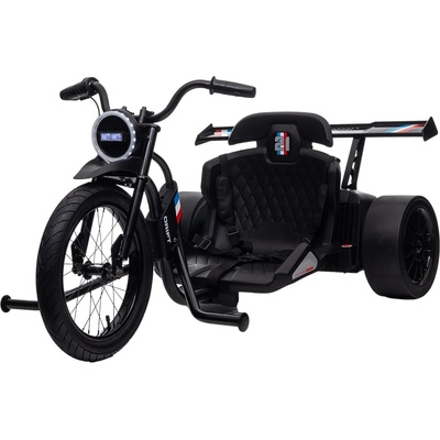 Акумулаторна дрифт триколка DriftMax - 24V/10Ah, до 13 km/h, черна (202401396)