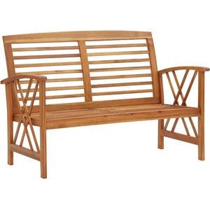 vidaXL Градинска пейка, 119 cм, акация масив (310269)