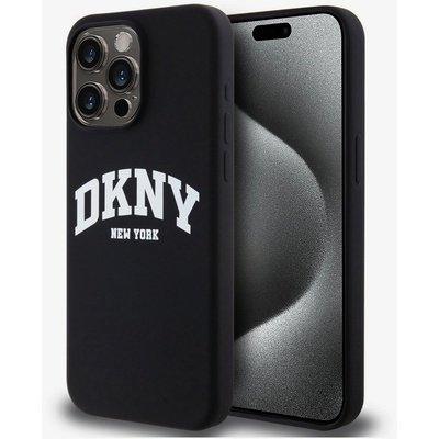 DKNY Течен силиконов капак с арковидно лого MagSafe за iPhone 12/12 Pro Black DKNY DKNY | Cheren | МЪЖЕ | UNI