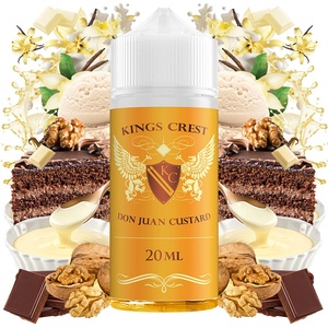 King's Crest Kings Crest Don Juan Custard 20ml/120ml