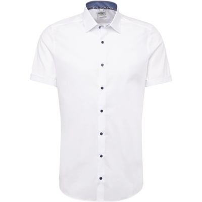 OLYMP Бизнес риза 'Level 5' бяло, размер 40