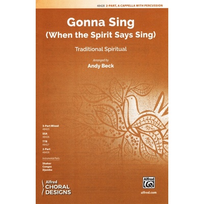 Gonna Sing / 2-Part* a cappella a perkuse