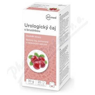 AGmed Urologicky caj s brusinkou 20 x 1,5 g