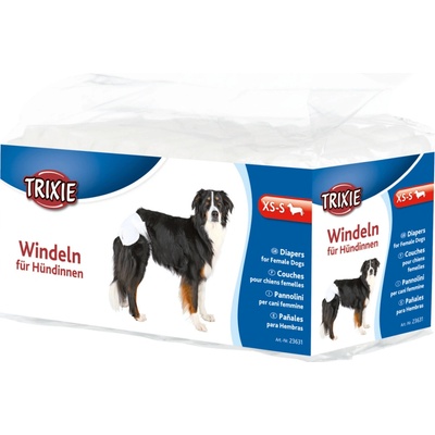 Trixie Diapers for female dogs XS–S: 20–28 cm 12 pcs