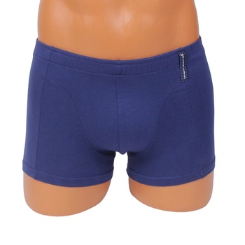 Image 1 of Мъжки боксер в синьо с вътрешен ластик