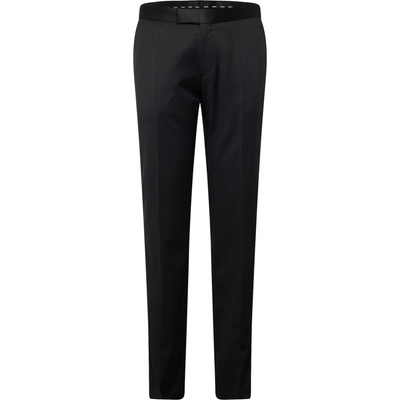 HUGO BOSS Панталон с ръб 'H-Genius-Tux' черно, размер 58
