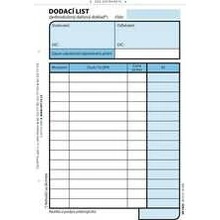 Optys 1045 Dodací list A6 100 listov