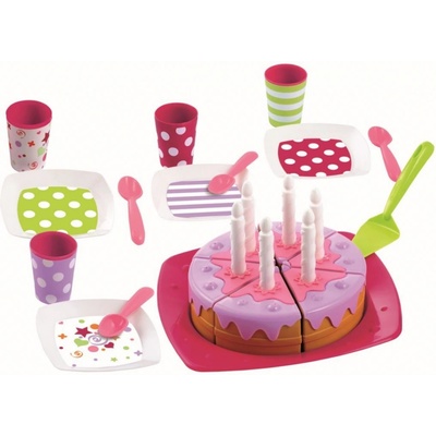 Ecoiffier narozeninový dort včetně příslušenství