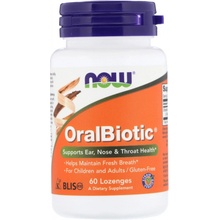 Now Foods Oralbiotic Ústní probiotika 60 pastilek