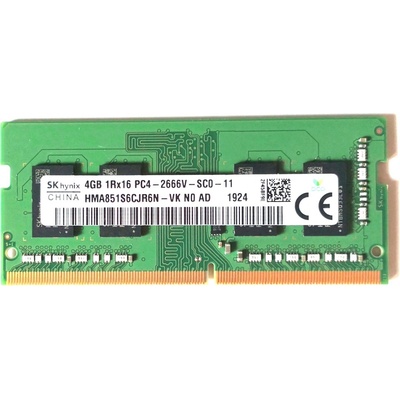 Hynix SODIMM DDR4 4GB 2666MHz CL19 HMA851S6CJR6N-VK N0 AD