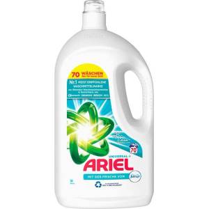 Ariel universal+ Течен перилен препарат за бели и цветни тъкани със свеж аромат 3.5л 70пр (3458)