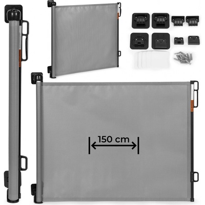 Ecotoys rolovací zábrana 150 cm šedá SG-001