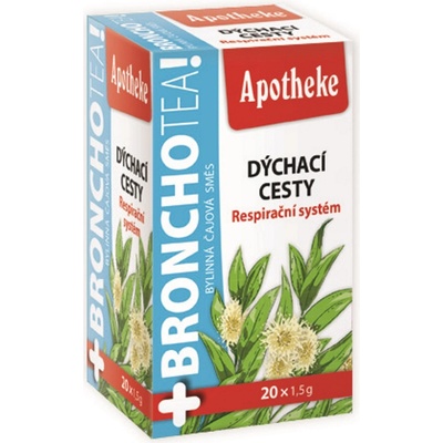 Apotheke BronchoTea Dýchací Cesty 20 x 1,5 g