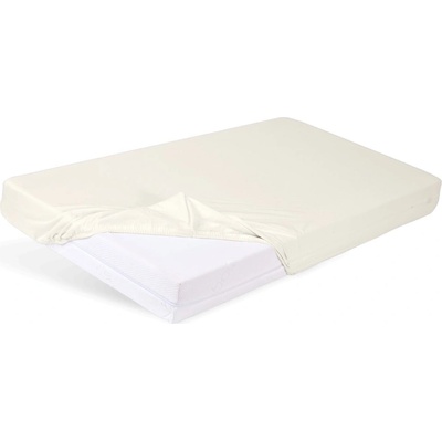 BabyMatex Prostěradlo Bamboo krémové 60x120