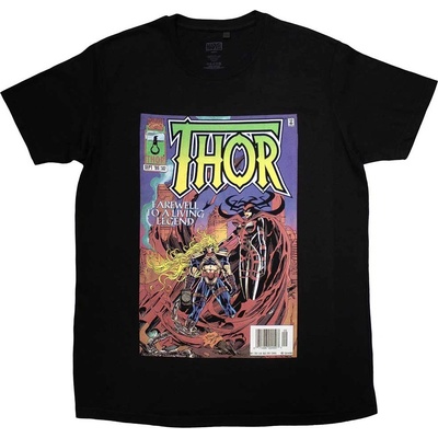 Marvel tričko Thor Living Legend Comic Cover čierne