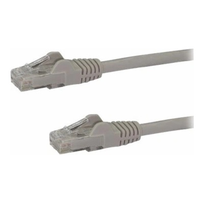 Startech N6PATC1MGR CAT6 10 Gigabit Snagless RJ45 650MHz 100W PoE Patch CAT 6 10GbE UTP 1m šedý