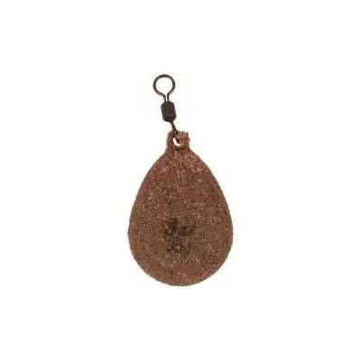KORDA - Olověná zátěž textured flat pear swivel 3,5 oz 98 g