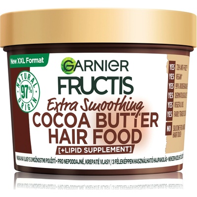 Garnier Hair Food maska na krepovité a nepoddajné vlasy 400 ml