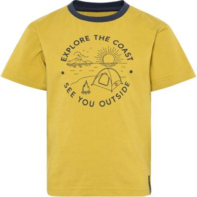 Didriksons Детска тениска Didriksons Kid's Mynta T-Shirt 4 T-shirt - Yellow Pollen - размер 90 (704-5795-0512)