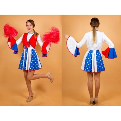 Carneval Американски костюм на чирлидерка (размер 104) - carneval 11403