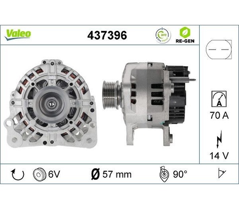 Generátor VALEO 437396